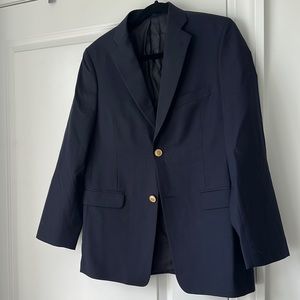Lord & Taylor Boys Navy Sports Coat/Blazer